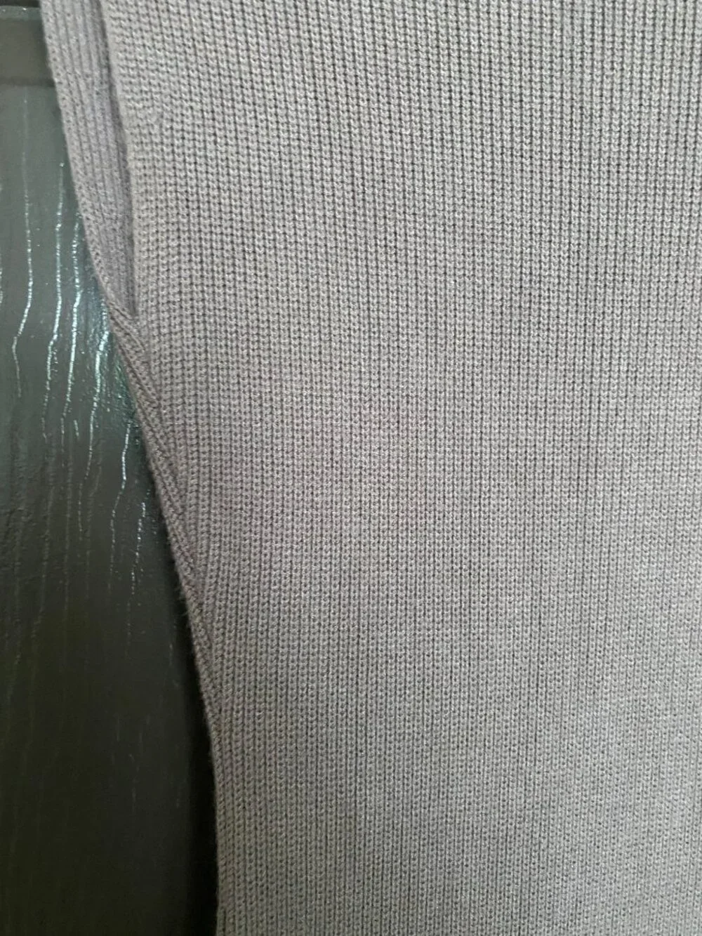 Wilfred Aritzia Knit Midi Dress Brown Sleeveless Mock Neck Small - Picture 6 of 6